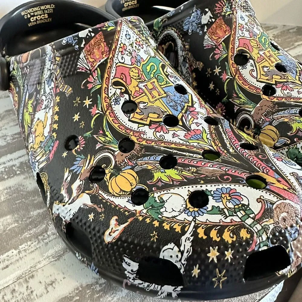 NEWCrocs Adult Classic‎ Harry Potter Vera Bradley Clogs Adult Mens 12 Women 13.5